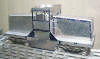 Shows individual pieces of aluminum screwed or pop-riveted together to form body.